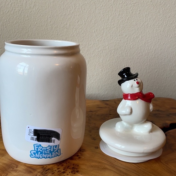 Rae Dunn Holiday Nwt Rae Dunn Frosty The Snowman Canister Poshmark